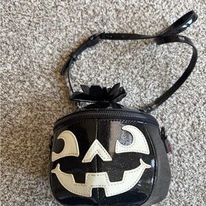 Black and White Pumpkin Design Women's Bag